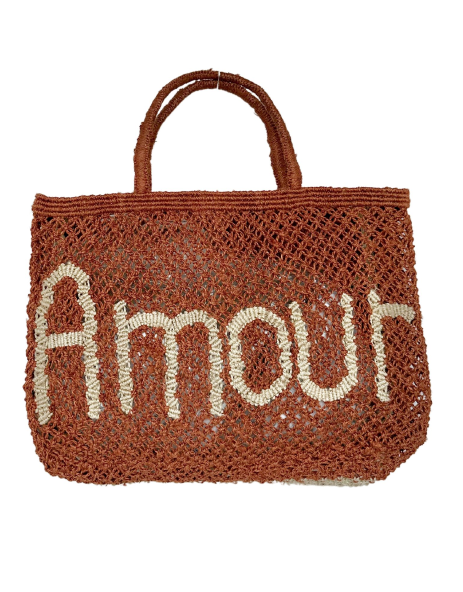 The Jacksons tas 'Amour' jute - ginger