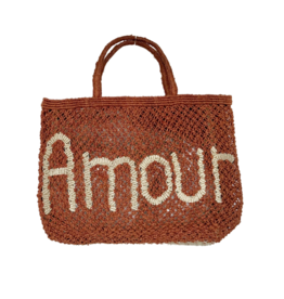 The Jacksons tas 'Amour' jute - ginger