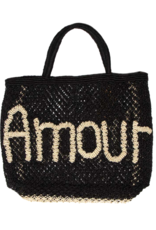 The Jacksons bag 'Amour' jute - black