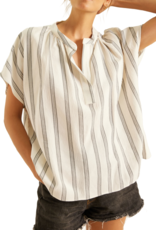 SacreCoeur blouse 'Yoko' katoen/viscose - zwart