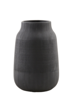 House Doctor vase 'Groove' - stoneware