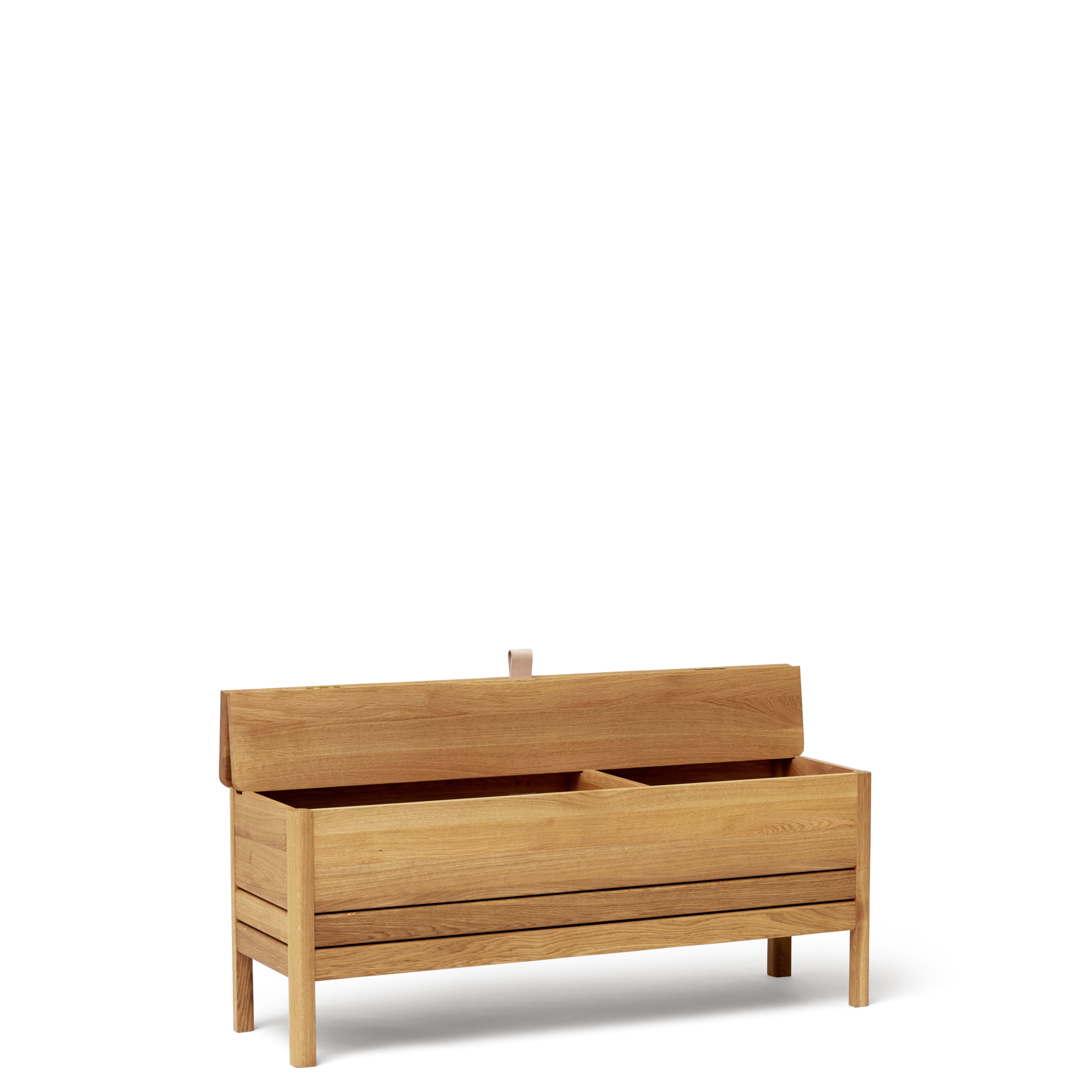 Form & Refine opbergbank 'A Line' - eiken
