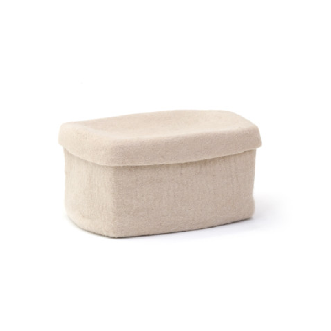 Mushkane opbergbox vilt - zand