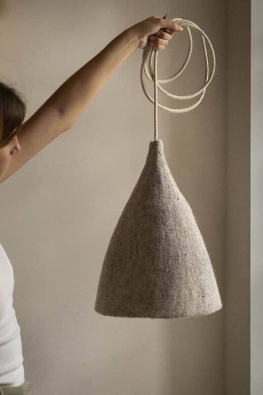 Mushkane lampshade 'Tipi' felt