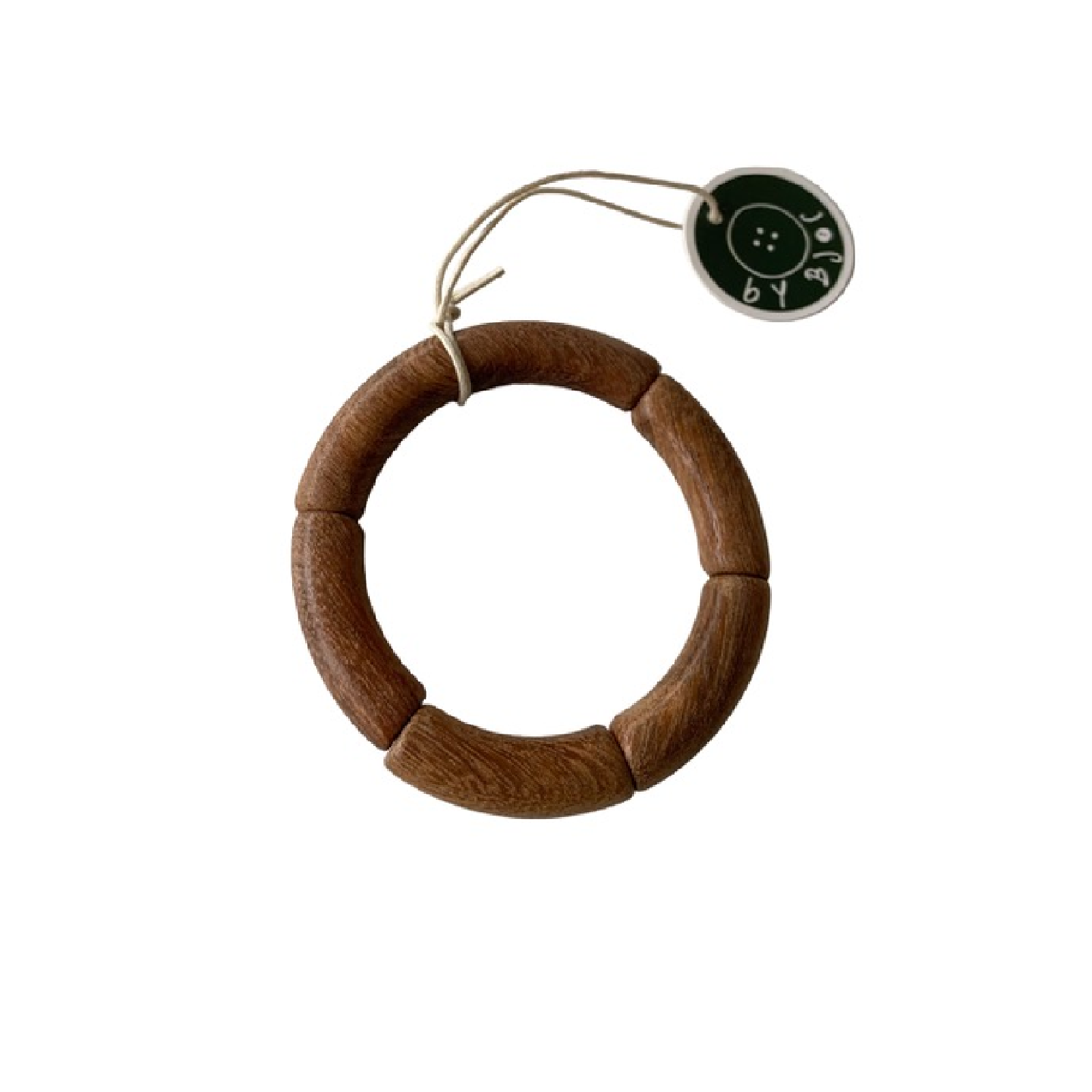 ByBjor armband 'Rainbow' wood - dark