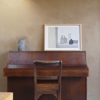 an der Wand