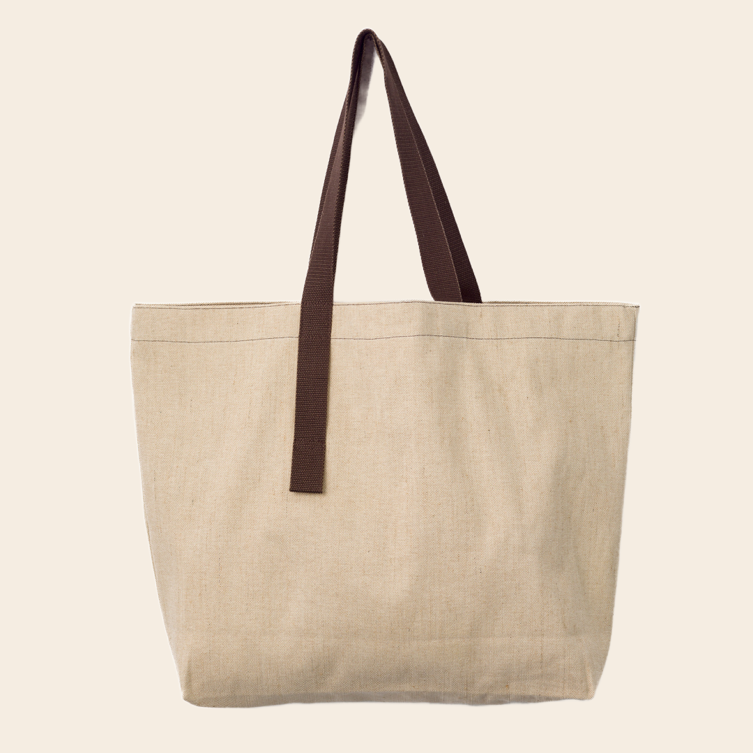 Shangies shopper L - brown coffee