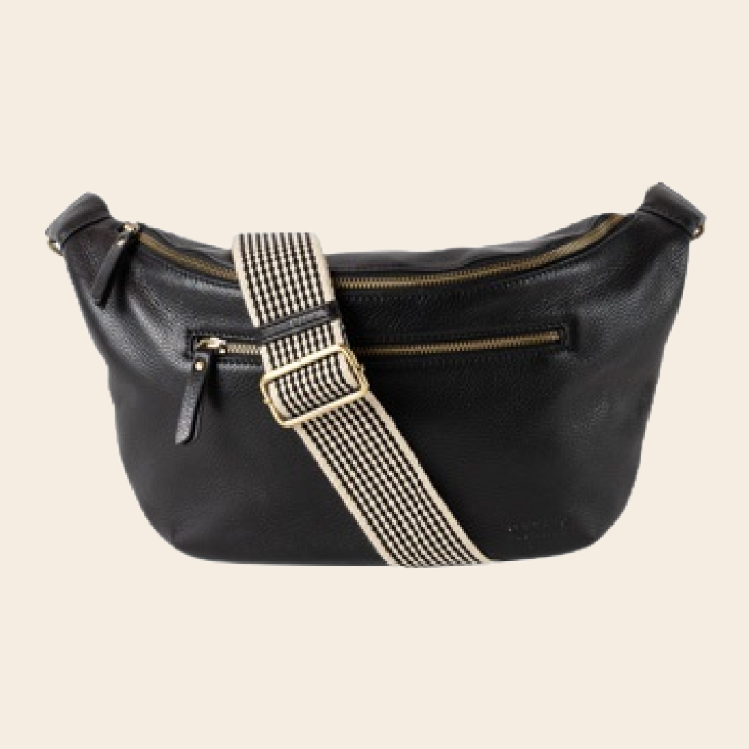 OMyBag bag 'Drew' maxi leather - black