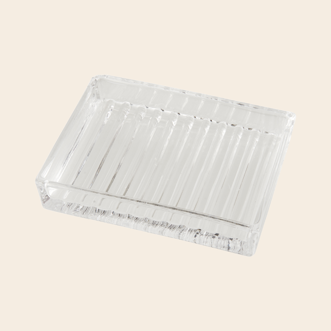 IBLaursen zeepschaal 'Fleur' - glas