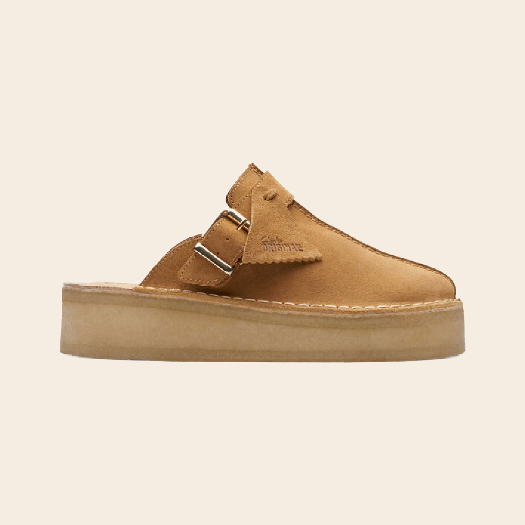Clarks 'Trek Wedge Mule' - tan