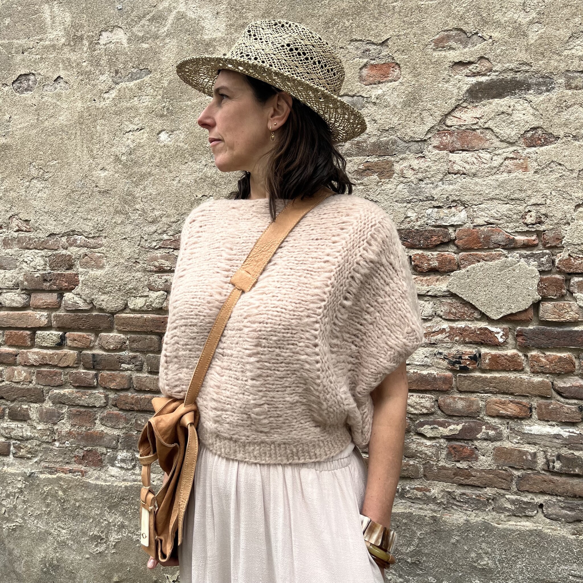 Inti Knitwear poncho 'Irma' alpaca