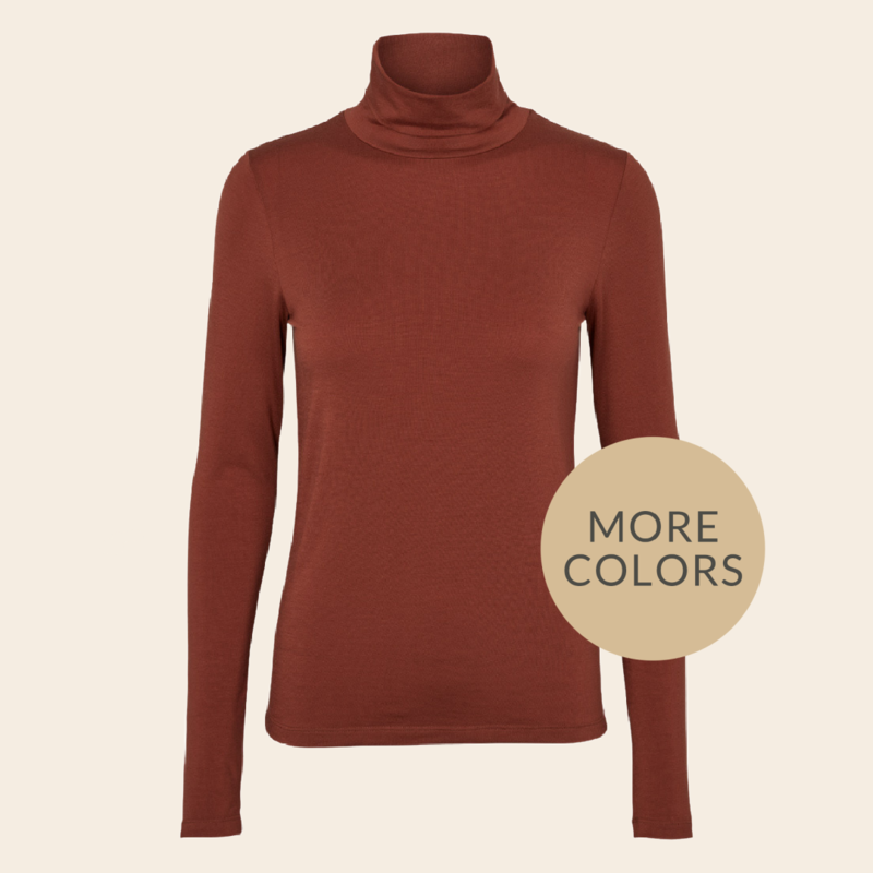 Basic Apparel t-neck'Joline' tencel