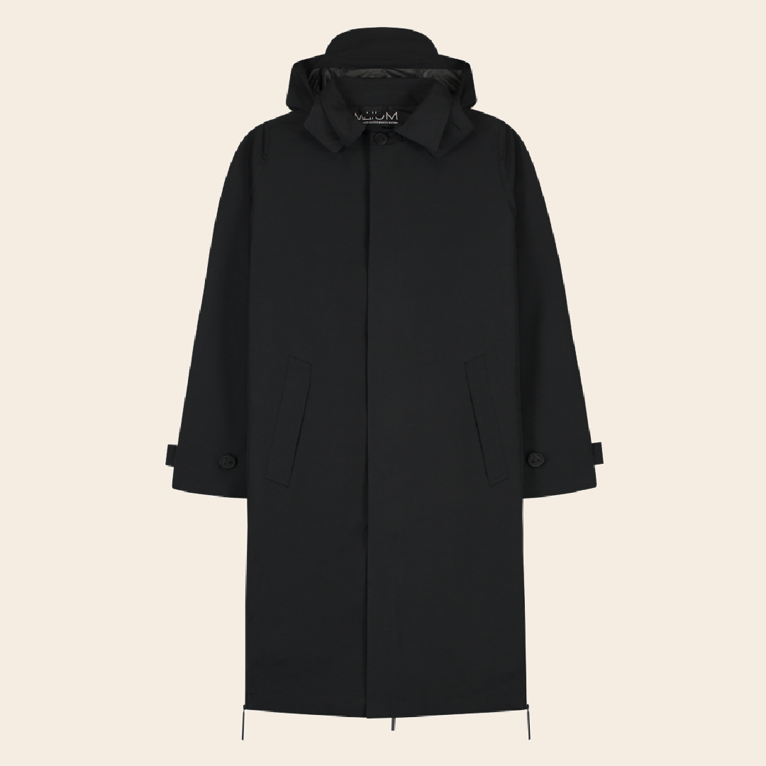 Maium raincoat / poncho 'Mac' - black