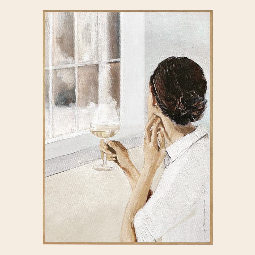 My Deer Art Shop artprint 'Woman in the Window'