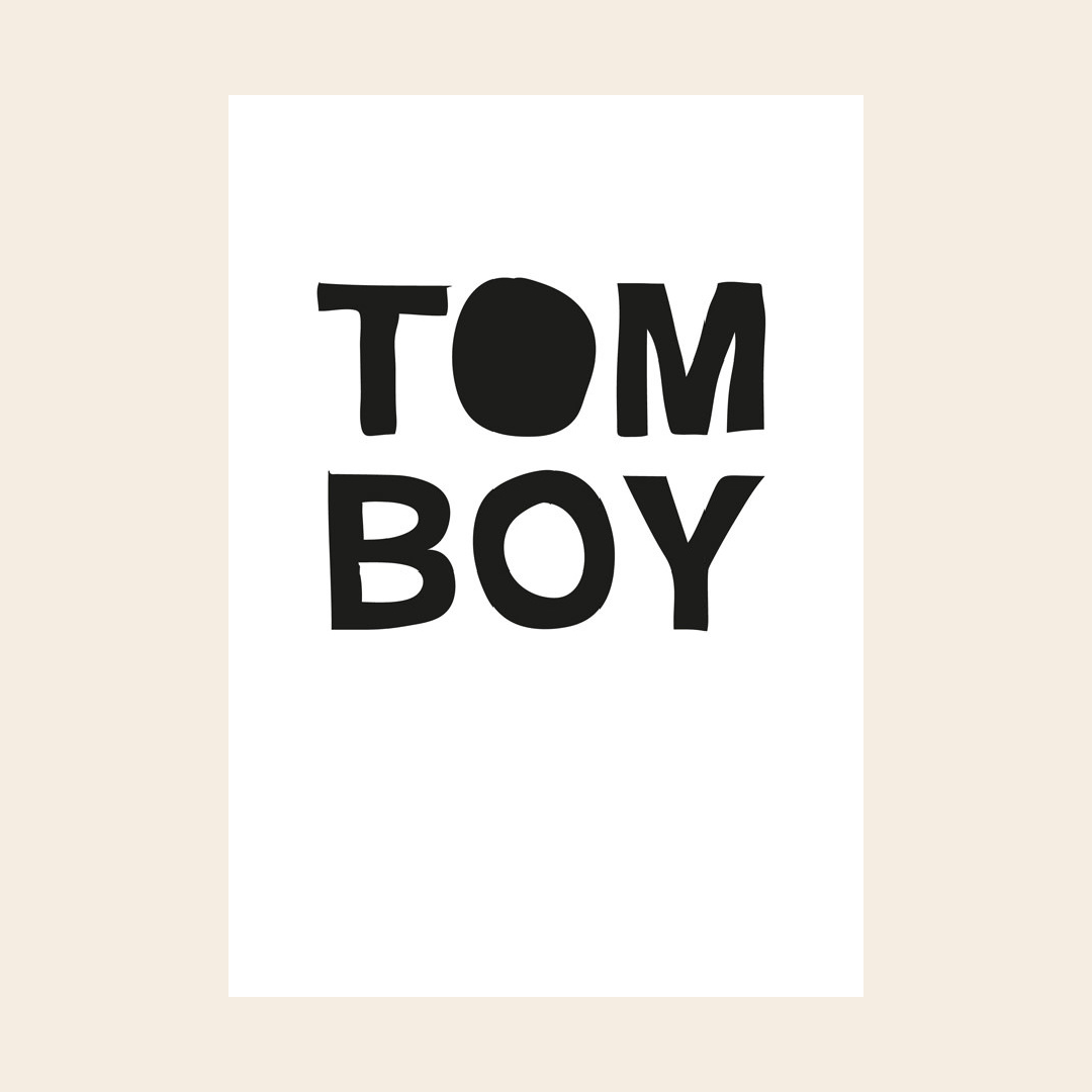 My Deer Art Shop A5 Mini Art Print - Tom Boy
