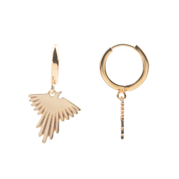 oorbel 'Eagle' - goldplated