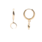 earring 'Horn' - goldplated