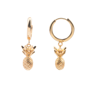 earring 'Pineapple' - goldplated