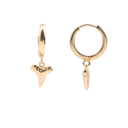 All the Luck in the World oorbel 'Tooth' - goldplated