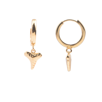 earring 'Wolf' - goldplated
