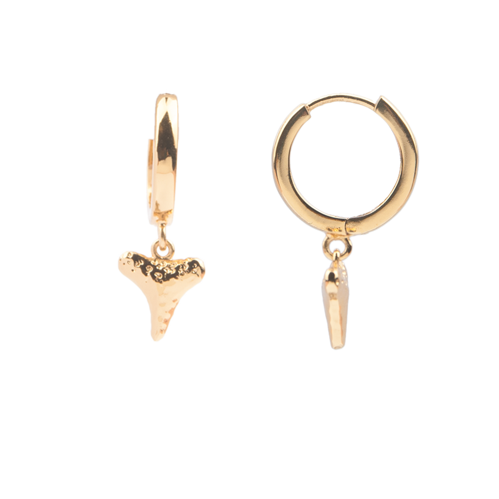 All the Luck in the World earring 'Wolf' - goldplated