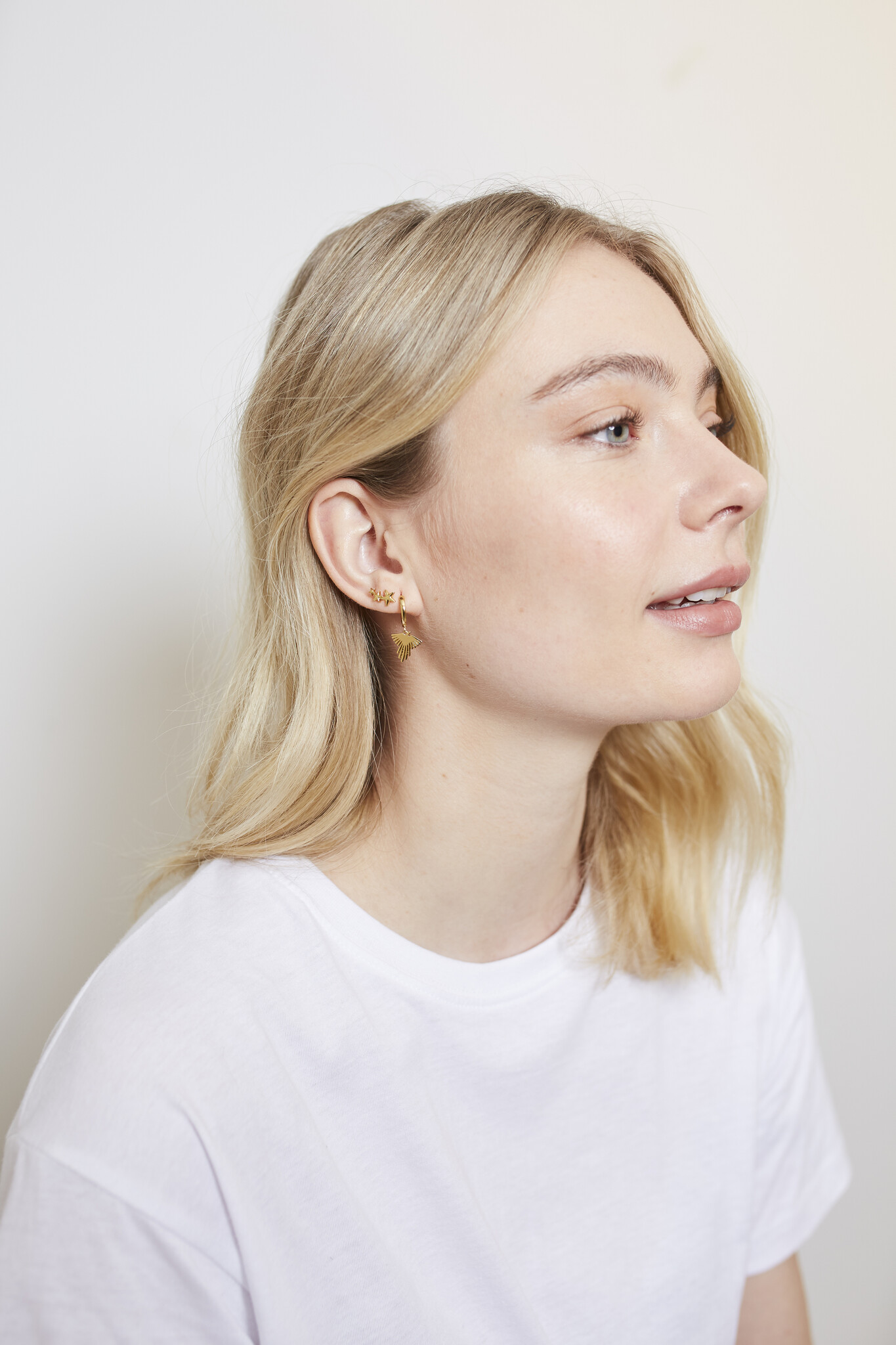 All the Luck in the World earring 'Eagle' - goldplated