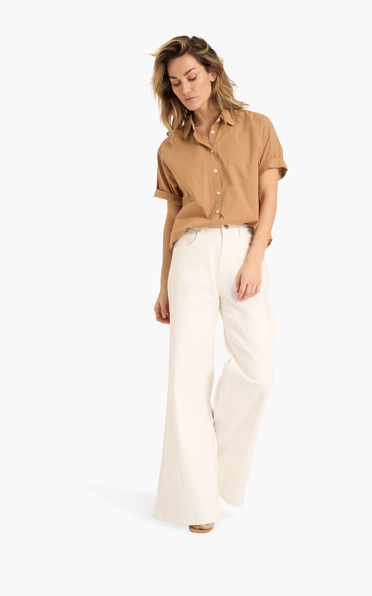 Aímée The Label jeans 'Silke' - creme