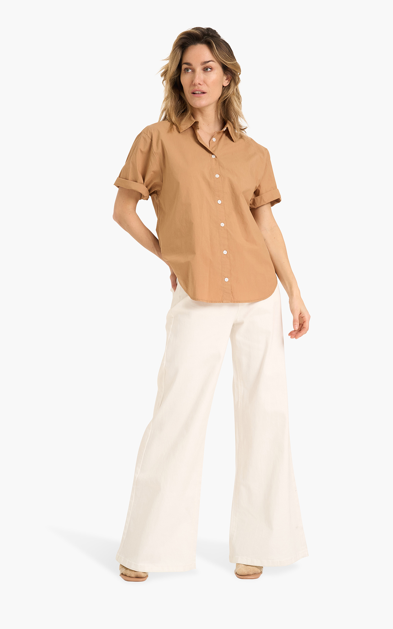 Aímée The Label jeans 'Silke' - creme