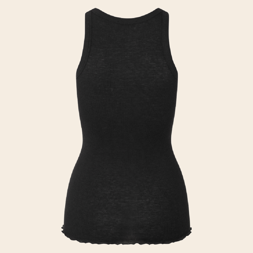 Rosemunde woltop 'Burlington' - zwart