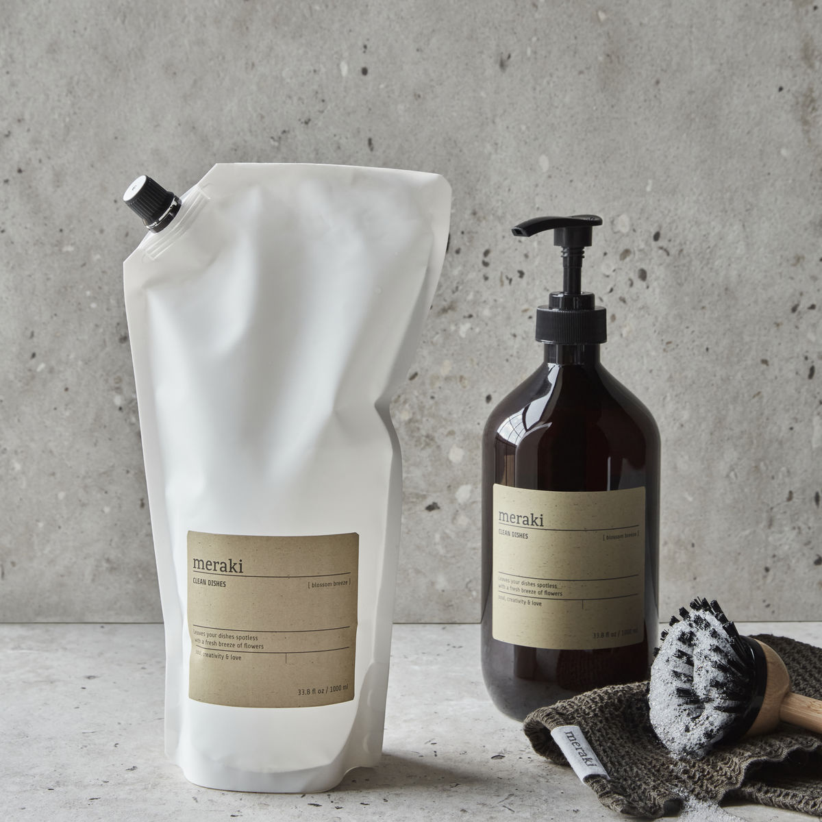 Meraki refill afwasmiddel 'Blossom Breeze' - 1000 ml