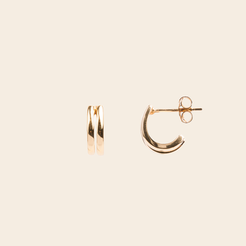 oorbel 'Bliss' - goud