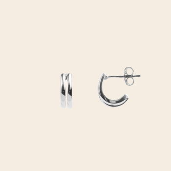 oorbel 'Bliss' - zilver