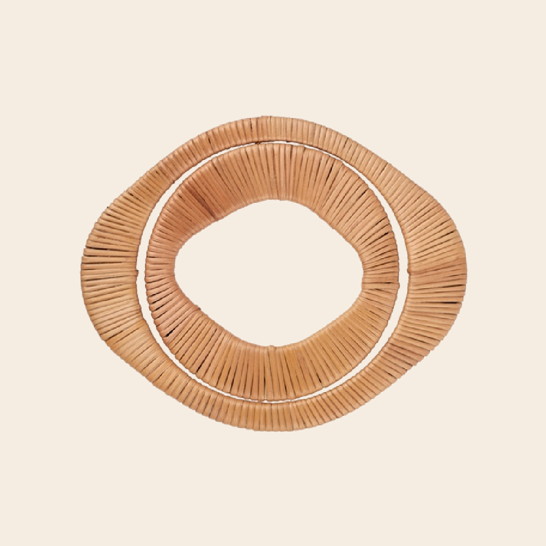 Broste set/2 onderzetters 'Tini' - rotan