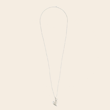 A Beautiful Story necklace 'Paradise' heart - rose quartz