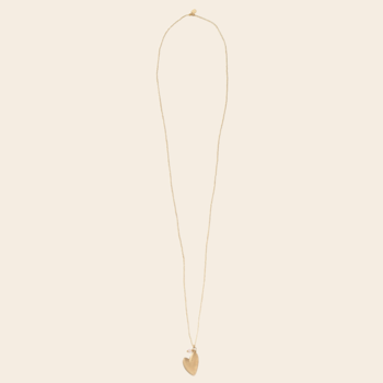 A Beautiful Story necklace 'Paradise' heart - rose quartz