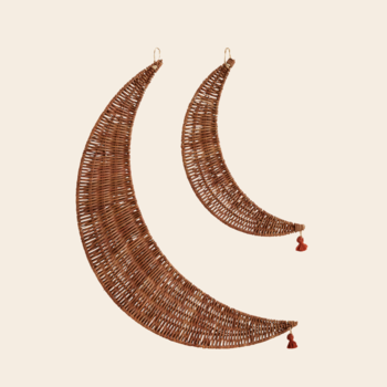 Madam Stoltz Madam Stoltz hanging rattan moons