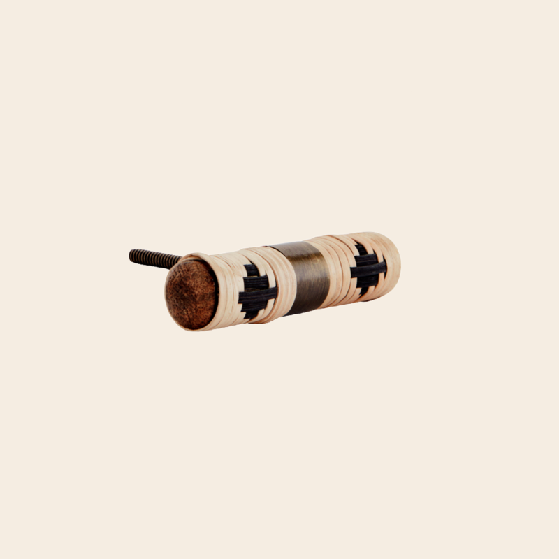 Madam Stoltz Door handle 'Rattan'