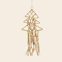 Madam Stoltz Raffia christmas hanger