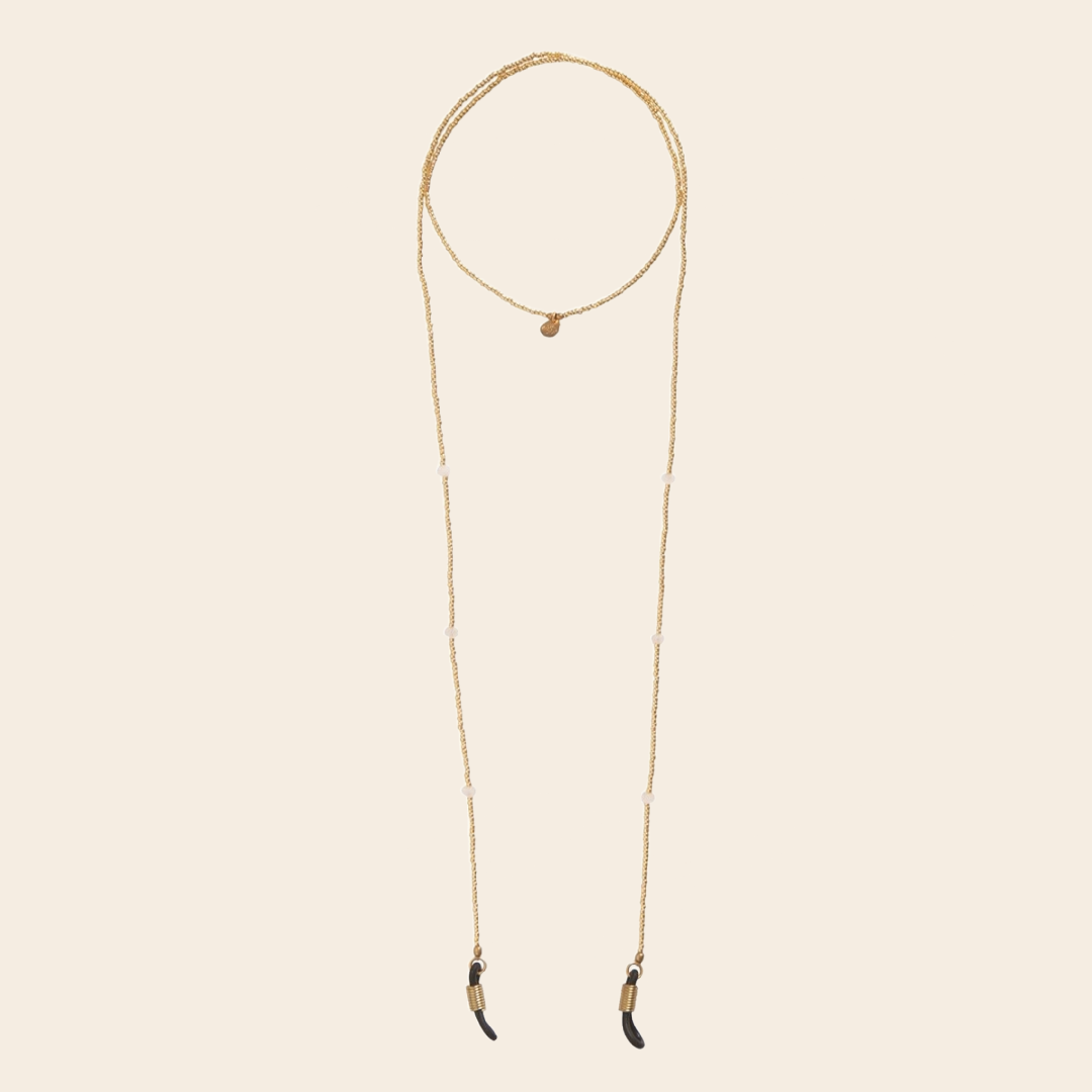 A Beautiful Story brillenkoord 'Shore' maansteen