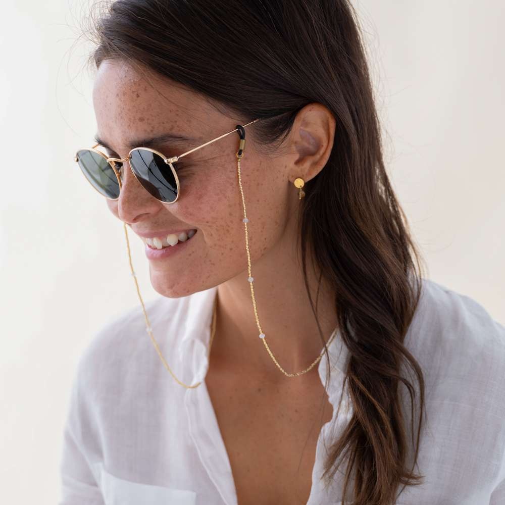 A Beautiful Story brillenkoord 'Shore' maansteen