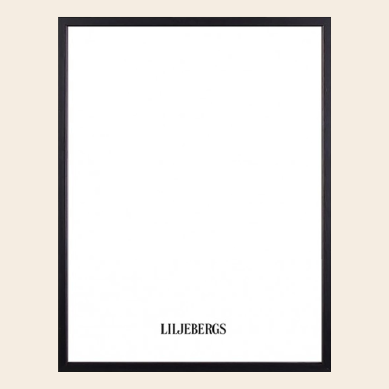 Liljebergs Lijst zwart hout 40x50cm