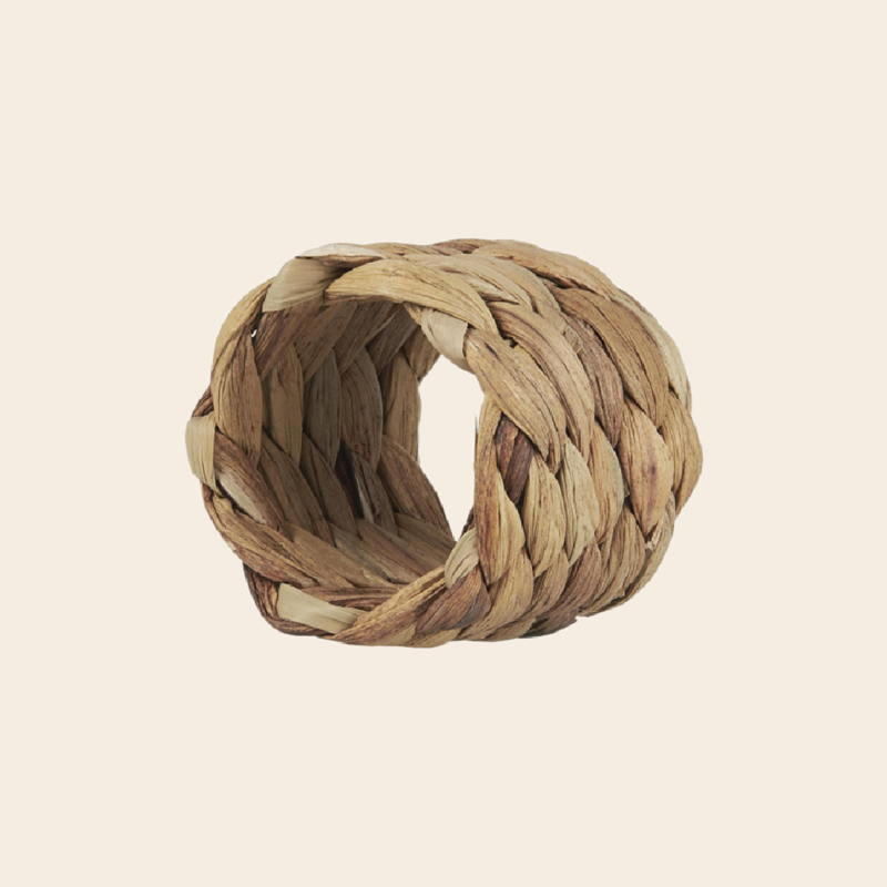 IBLaursen Napkin ring rough braid