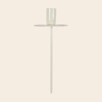 IBLaursen kandelaar pin taperkaars - creme