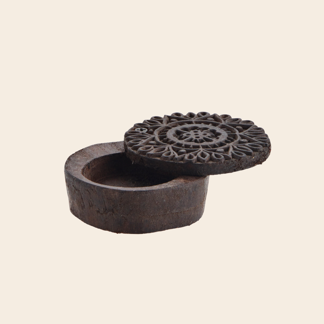 Madam Stoltz doosje 'India' - recycled hout