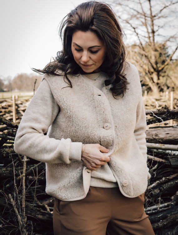 Alwero bodywarmer 'Po' - wool