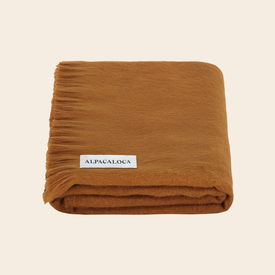 Alpacaloca sjaal Alpaca - camel