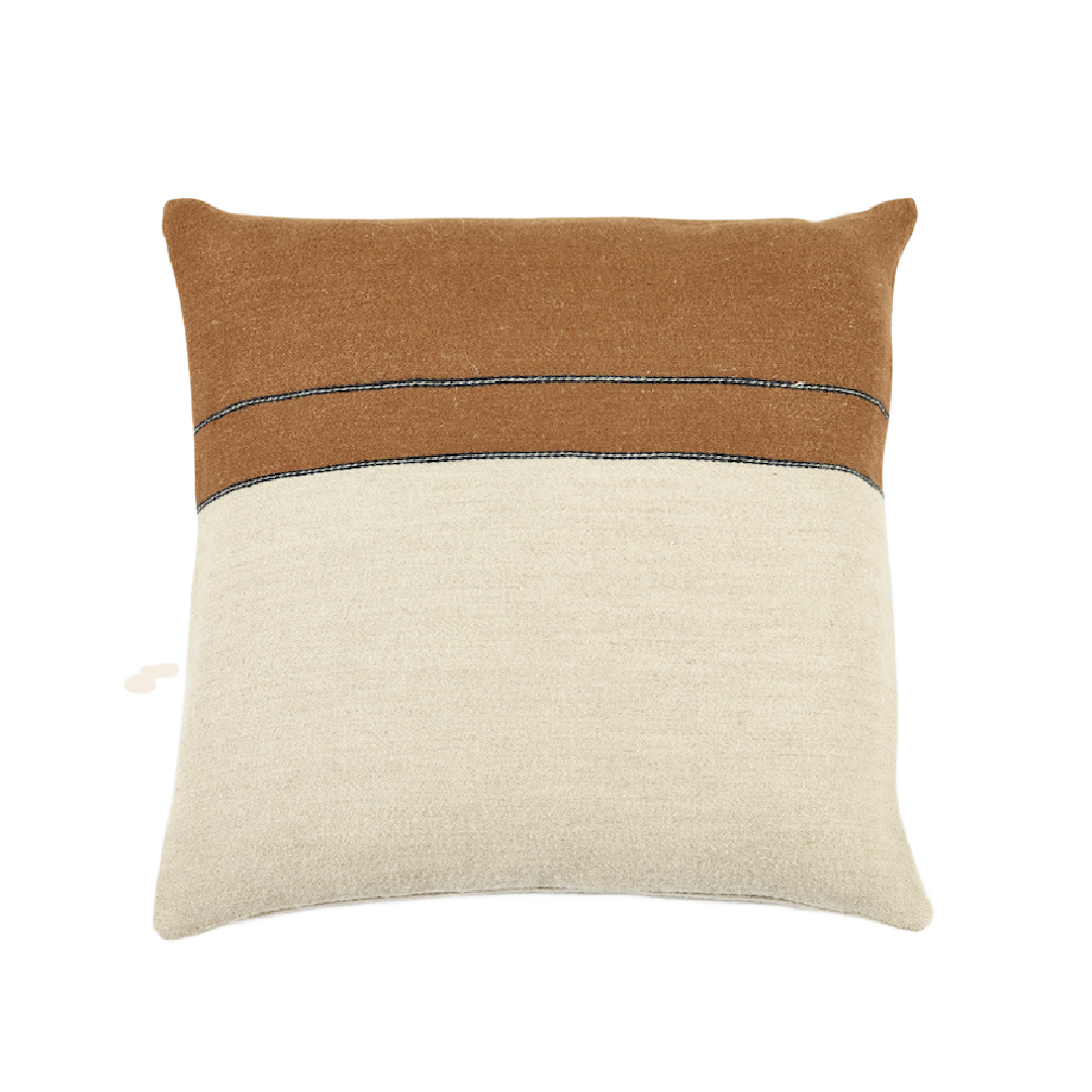 Libeco kussenhoes "Gus' - linnen / wol