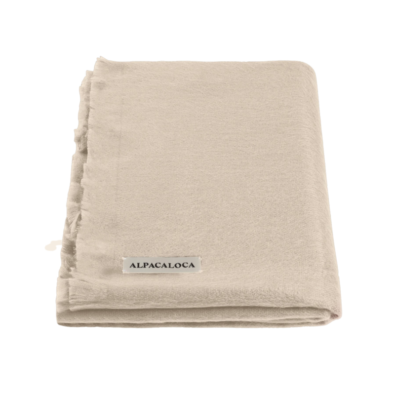 Alpacaloca sjaal Alpaca - beige