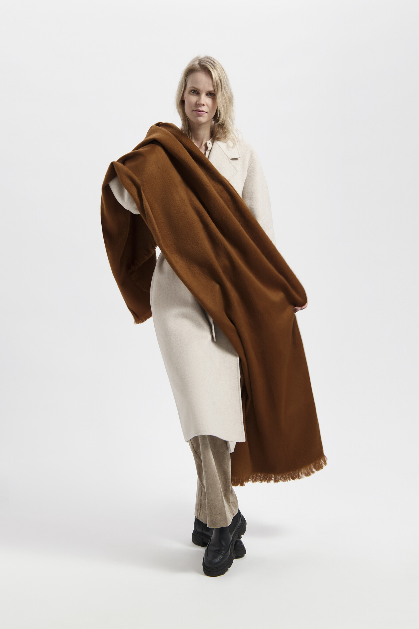 Alpacaloca sjaal Alpaca - camel