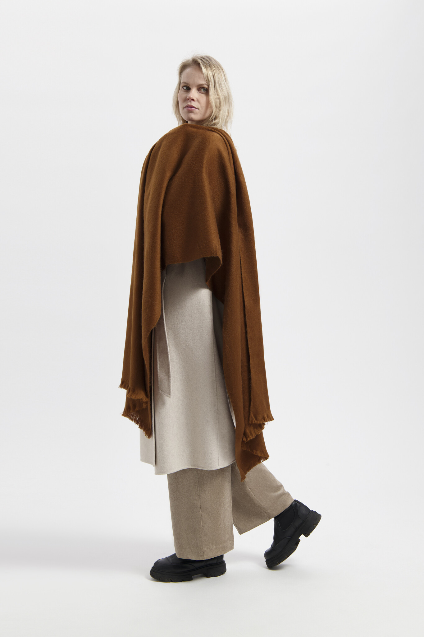 Alpacaloca sjaal Alpaca - camel